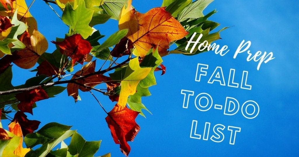 Fall Home To-Do List