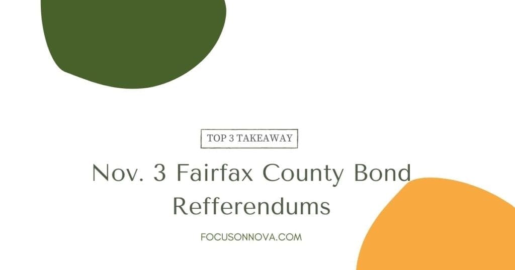 Nov 3 2020 Fairfax County bond referendums