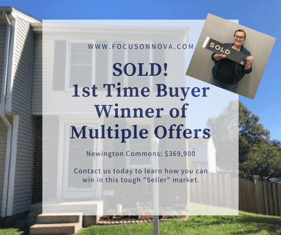 SOLD! 369,900 Newington Commons, Lorton Focus on NoVA Real Estate