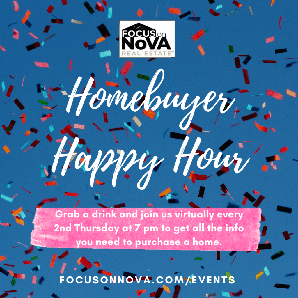 Home Buyer Happy Hour Focus on NoVA Real Estate