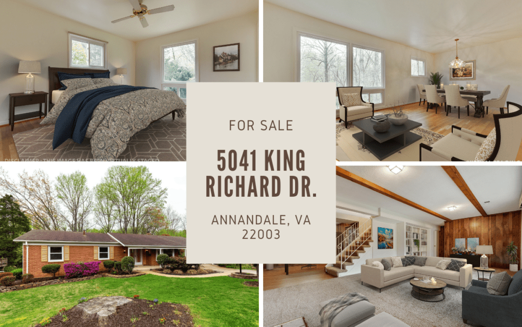 SOLD! 5041 King Richard Dr. Annandale, VA 22003 835,000 Focus on