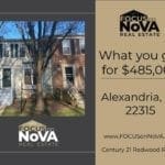 What you get for $485,000 in Alexandria, VA