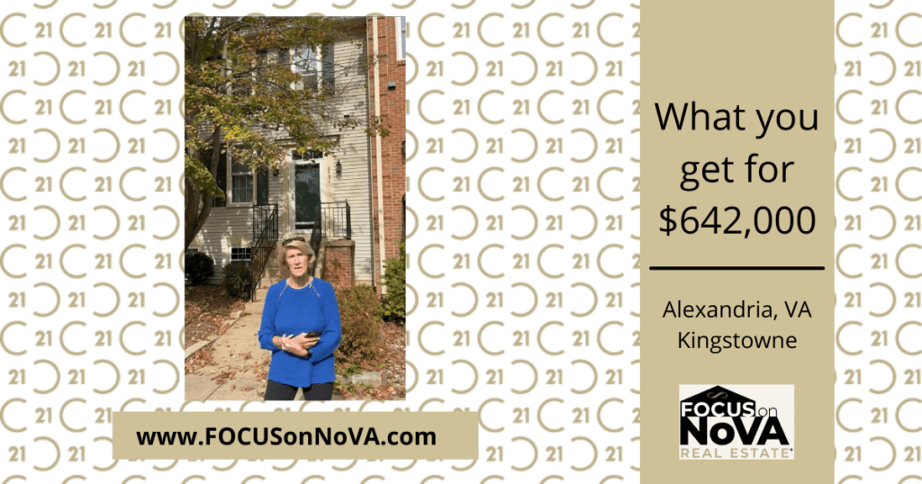 What you get for 642,000 in Kingstowne, Alexandria, VA Focus on NoVA