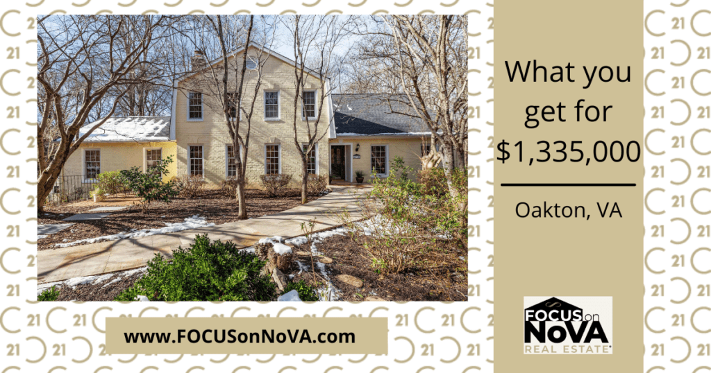What You Get For 1,335,000 in Oakton, VA Focus on NoVA Real Estate
