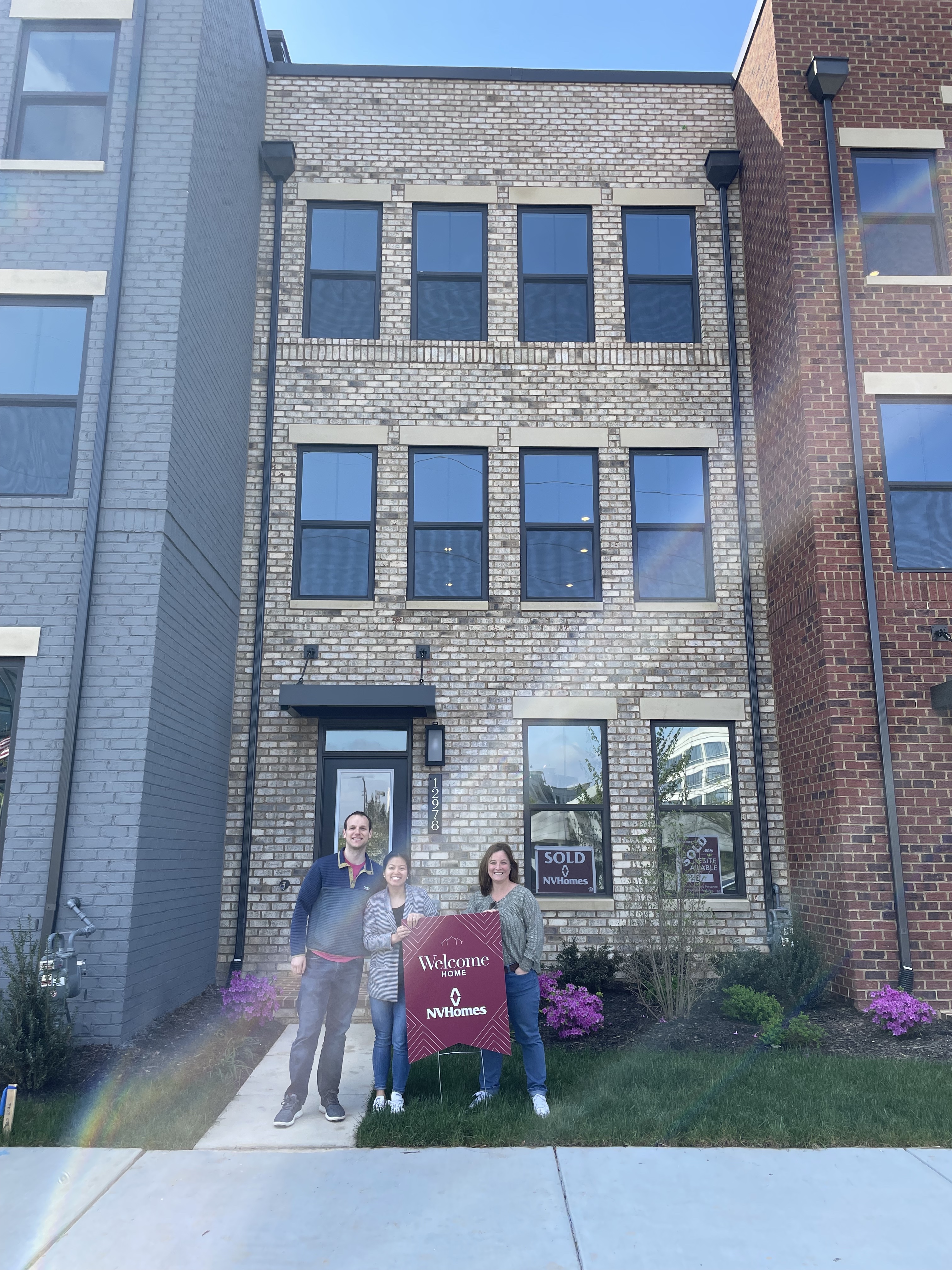 SOLD! 12978 Hattontown Sq. Herndon, VA 20171 $795,885 Congratulations from our very happy new build, first-time home buyers!