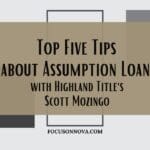 Assumption loan tips